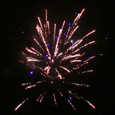 Flame Roman Candle Cake (22 Shot)