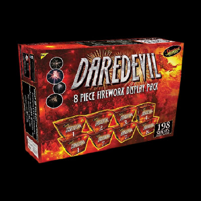 Daredevil Barrage Selection Box (8 Extra Large Fireworks)