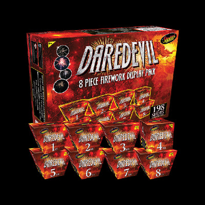 Daredevil Barrage Selection Box (8 Extra Large Fireworks)