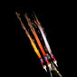 Tri-Colour Ice Fountain Bottle Sparkler - 30 Seconds (Box of 120)