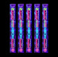 Monster Extreme Coloured Neon Sparklers (5 Packs of 5)