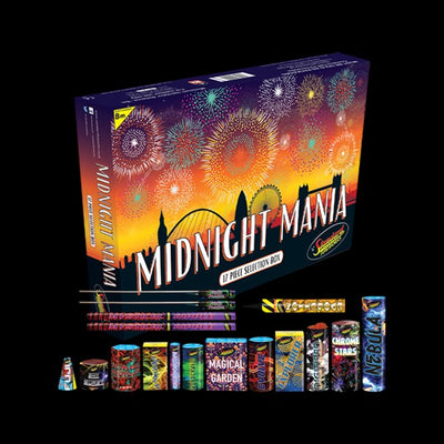 Midnight Mania Selection Box (17 Garden fireworks)